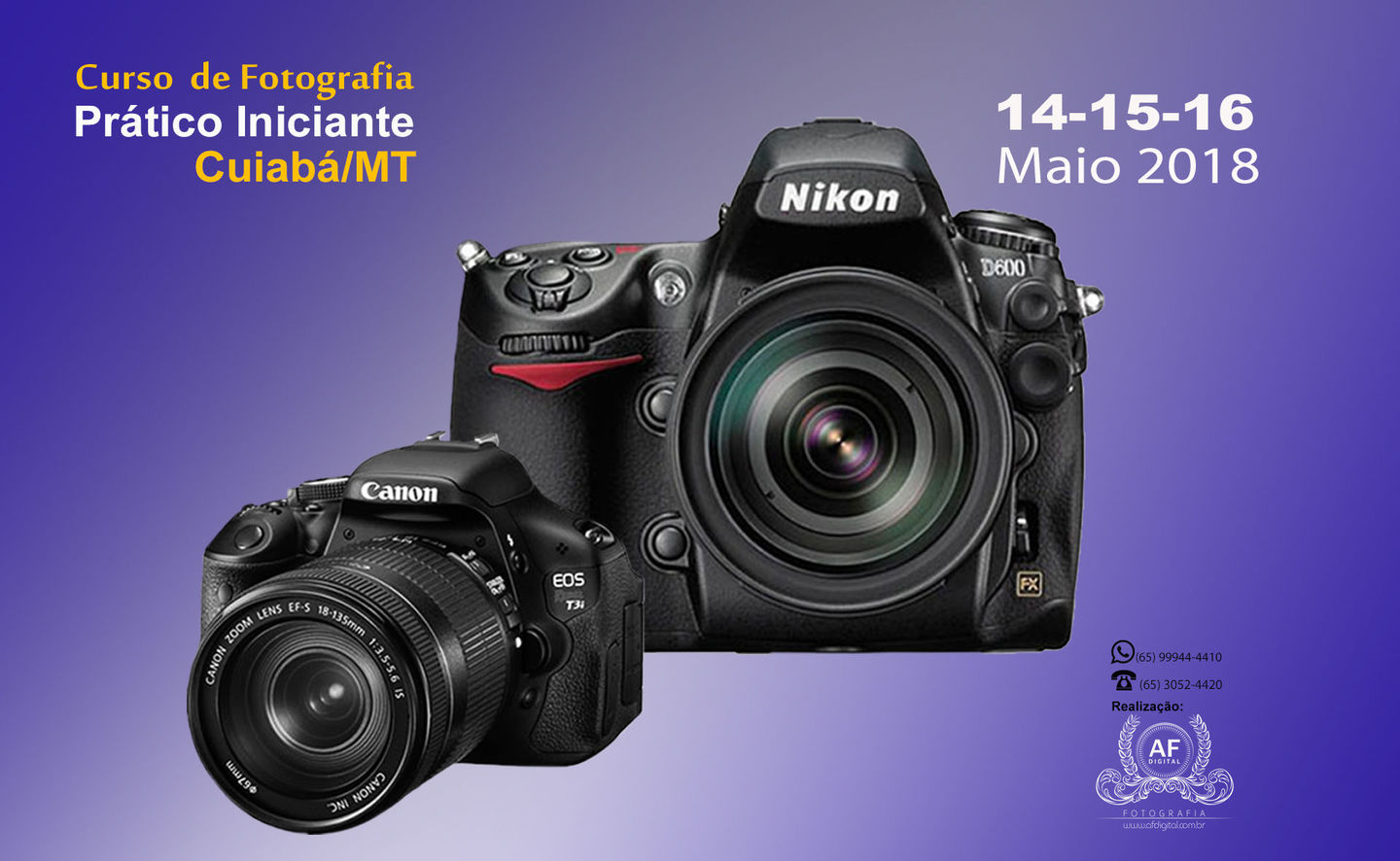 Curso de Fotografia Iniciante - Cuiabá/MT Curso de Fotografia Iniciante - Cuiabá/MT