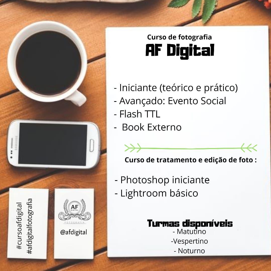 Foto Curso de Fotografia AF Digital - Imagem 1