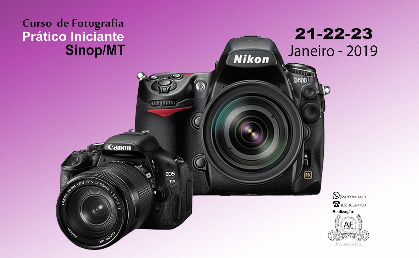 Curso de Fotografia Iniciante - Sinop/MT Curso de Fotografia Iniciante - Sinop/MT