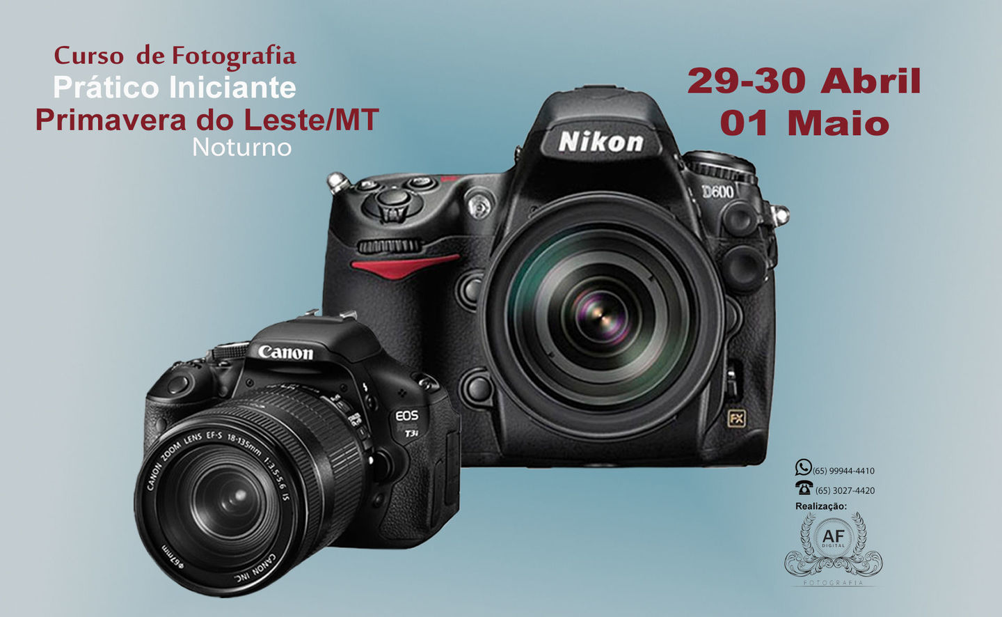 Curso de Fotografia - Primavera do Leste (Noturno) Curso de Fotografia - Primavera do Leste (Noturno)