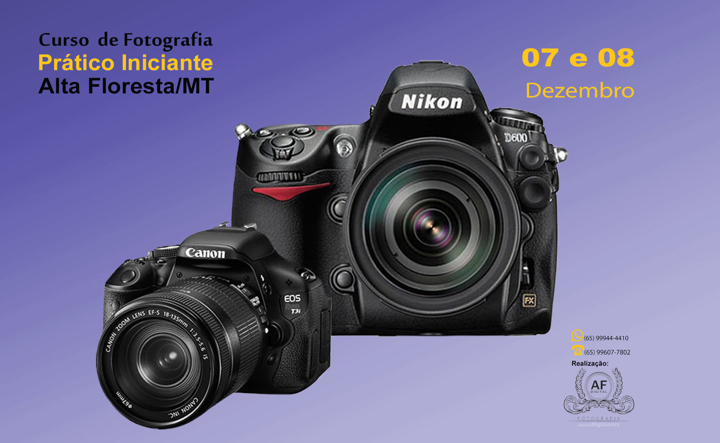Curso de Fotografia - Alta Floresta Curso de Fotografia - Alta Floresta