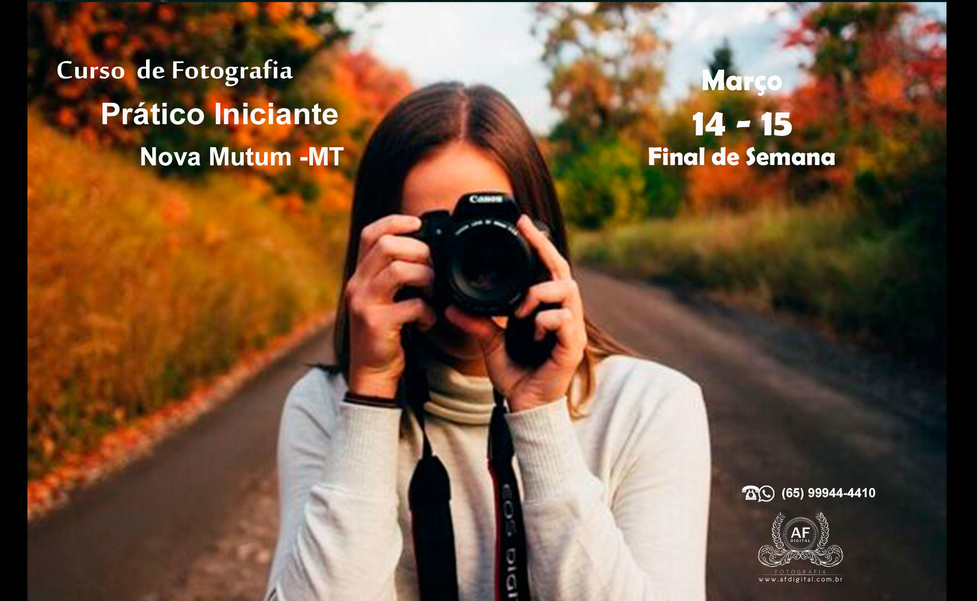 Foto Curso de Fotografia - Nova Mutum Foto Curso de Fotografia - Nova Mutum - Imagem 0