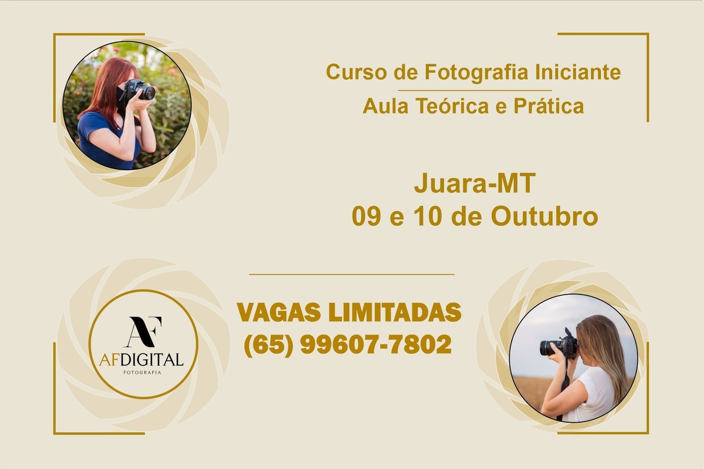 Curso de Fotografia - Juara- MT Final de Semana Curso de Fotografia - Juara- MT Final de Semana