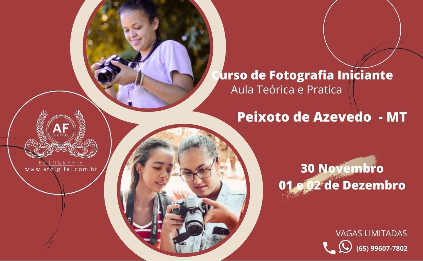 Curso de Fotografia - Peixoto de Azevedo - MT Curso de Fotografia - Peixoto de Azevedo - MT
