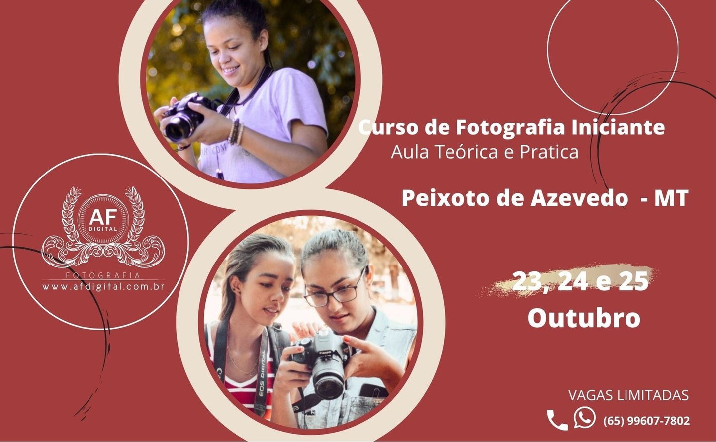 Curso de Fotografia - Peixoto de Azevedo - MT Curso de Fotografia - Peixoto de Azevedo - MT