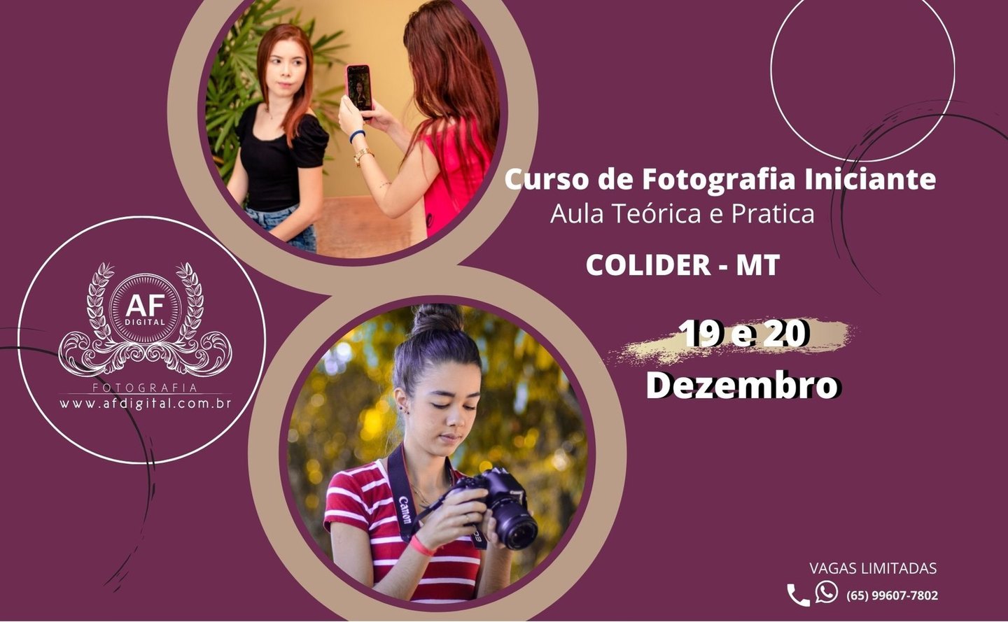 Curso de Fotografia - Colider MT Curso de Fotografia - Colider MT