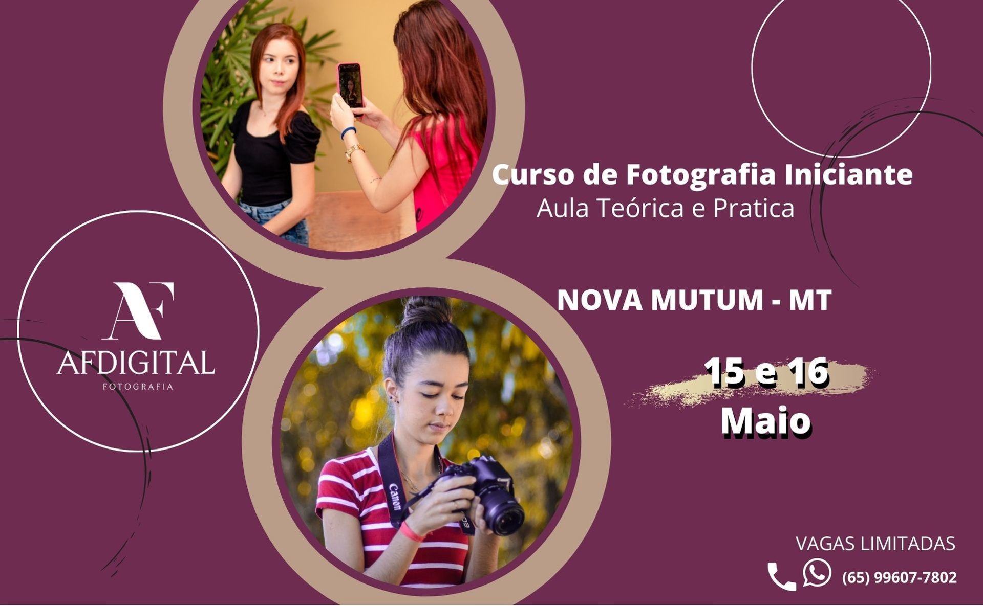 Foto Curso de Fotografia - Nova Mutum MT Foto Curso de Fotografia - Nova Mutum MT - Imagem 0
