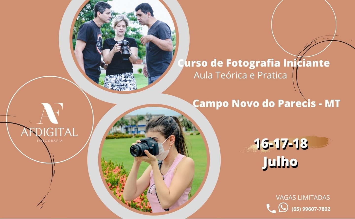 Curso de Fotografia -Campo Novo do Parecis - MT Curso de Fotografia -Campo Novo do Parecis - MT