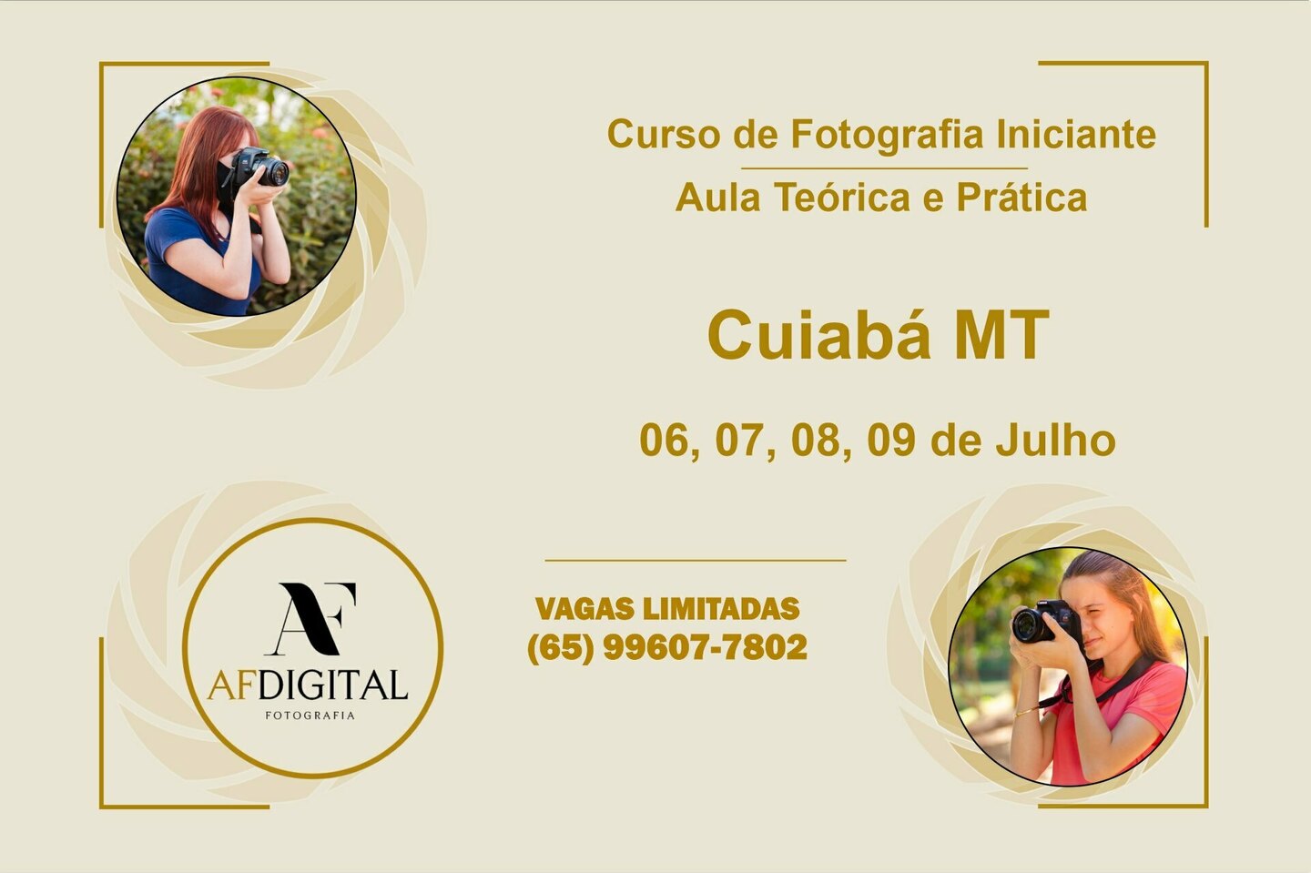Curso de Fotografia - Cuiabá - MT Curso de Fotografia - Cuiabá - MT